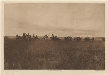 EDWARD S. CURTIS (1868-1952) Group of 4 large-format photogravures from The North American Indian, Portfolios III and IV.